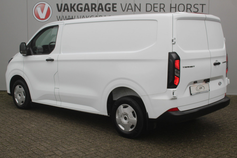 Ford Transit Custom 320 2.0-136 pk TDCI L1H1 Trend. Fabr. garantie tot 09-2028. Adaptive Cruise Control, Navigatie, Camera, PDC V+A, Apple Carplay/Android auto, LED verl., Laadruimte bekleed, Bijrijdersbank, Spiegel-, stoel en voorraamverw. etc.