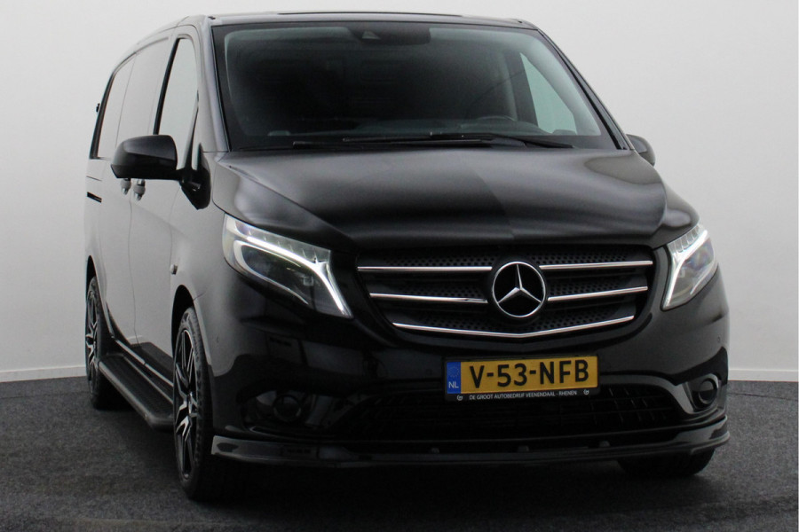 Mercedes-Benz Vito 116 CDI Automaat 3-Zits, Climate, Cruise, Navigatie, Bluetooth, PDC, LED, Side Steps, 19''