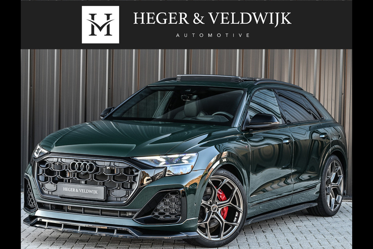 Audi Q8 60 TFSI e QUATTRO PRO LINE S COMPETITION | PANORAMADAK | 4 WIEL BESTURING | ALCANTARA HEMEL | AMBIANCE VERLICHTING | STOELMASSAG