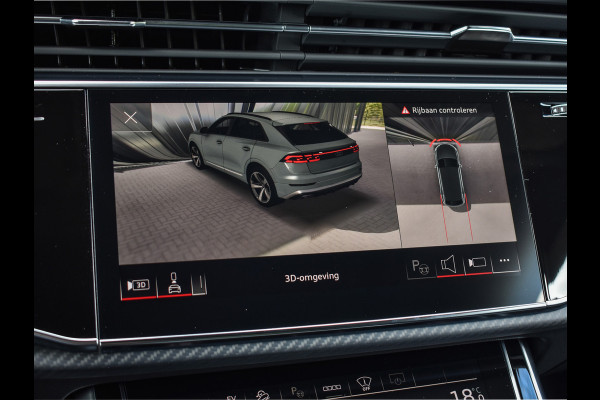 Audi Q8 60 TFSI e QUATTRO PRO LINE S COMPETITION | PANORAMADAK | 4 WIEL BESTURING | ALCANTARA HEMEL | AMBIANCE VERLICHTING | STOELMASSAG