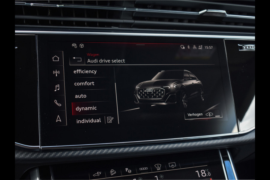 Audi Q8 60 TFSI e QUATTRO PRO LINE S COMPETITION | PANORAMADAK | 4 WIEL BESTURING | ALCANTARA HEMEL | AMBIANCE VERLICHTING | STOELMASSAG