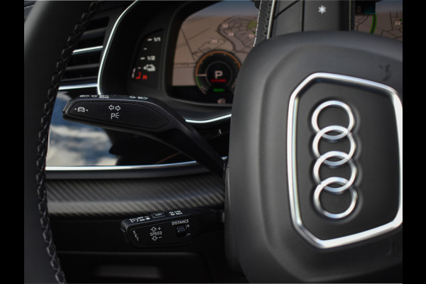 Audi Q8 60 TFSI e QUATTRO PRO LINE S COMPETITION | PANORAMADAK | 4 WIEL BESTURING | ALCANTARA HEMEL | AMBIANCE VERLICHTING | STOELMASSAG