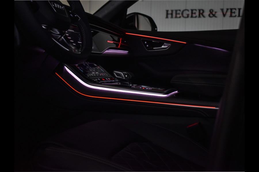 Audi Q8 60 TFSI e QUATTRO PRO LINE S COMPETITION | PANORAMADAK | 4 WIEL BESTURING | ALCANTARA HEMEL | AMBIANCE VERLICHTING | STOELMASSAG