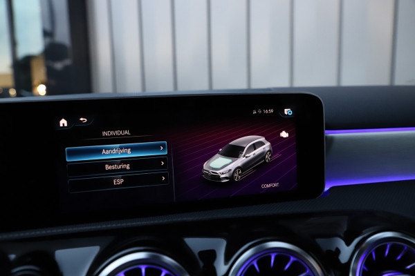 Mercedes-Benz A-Klasse 200 AMG Aut7 | 163PK | Pano | Keyless-go | Sfeerverlichting | Widescreen | Led | Stoelverw. | Camera | NL-Auto | 2018.