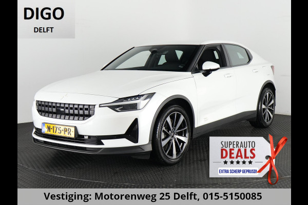 Polestar 2 LONG RANGE ACCU 90%! WLTP BEREIK 511 KM GARANTIE-2032* NAVI.APPLE/ANDROID.CAMERA.BIJNA 2022.
