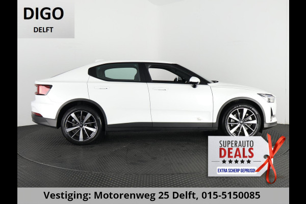 Polestar 2 LONG RANGE ACCU 90%! WLTP BEREIK 511 KM GARANTIE-2032* NAVI.APPLE/ANDROID.CAMERA.BIJNA 2022.