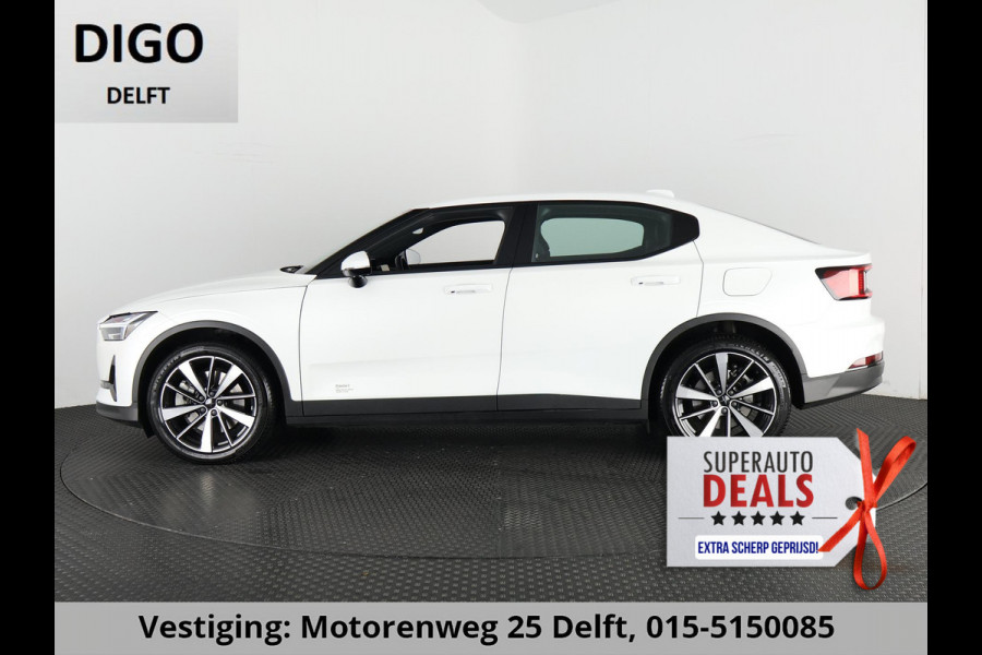 Polestar 2 LONG RANGE ACCU 90%! WLTP BEREIK 511 KM GARANTIE-2032* NAVI.APPLE/ANDROID.CAMERA.BIJNA 2022.