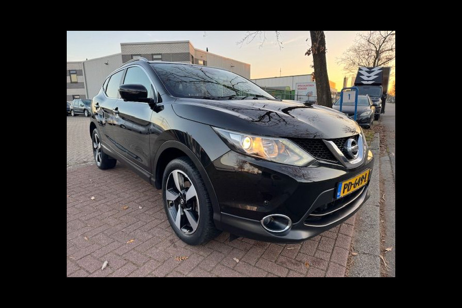 Nissan QASHQAI 1.6 Turbo 164pk N-Vision Airco/ECC,Navigatie,Camera,Panoramadak,Leder/Alcantara Interieur
