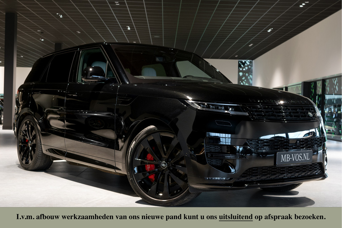 Land Rover Range Rover Sport 3.0 P510e First Edition Light Cloud leder|Forced Carbon|Massage|23"|Trekhaak|BTW