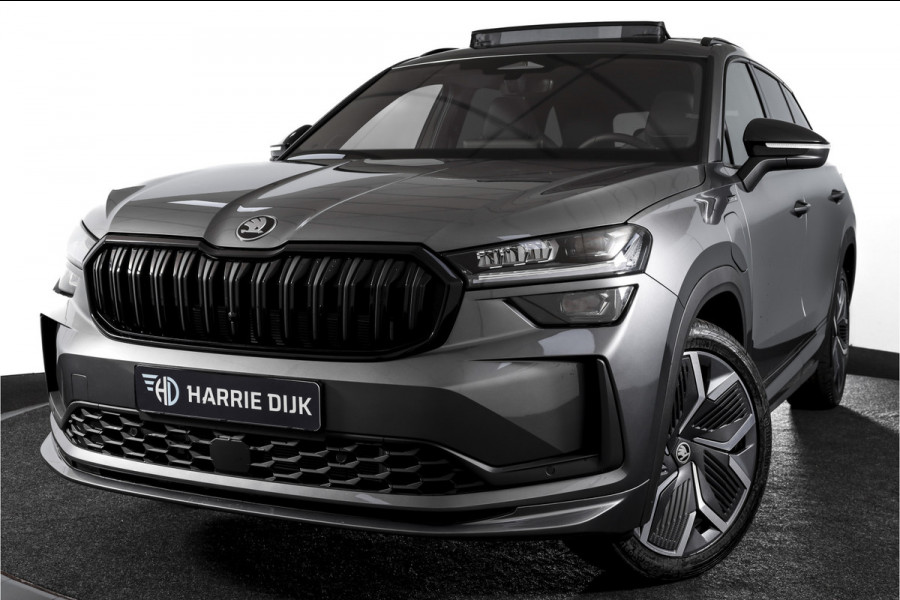Škoda Kodiaq 1.5 TSI 204 PK PHEV Sportline Business | S/K-Panodak | DCC+ | Dig. Cockpit | Adapt Cruise | Memory | Winterpakket | Camera | NAV + App. Connect | ECC | DAB | Elek. Trekhaak | Elek. Klep | LM 20" | 0767
