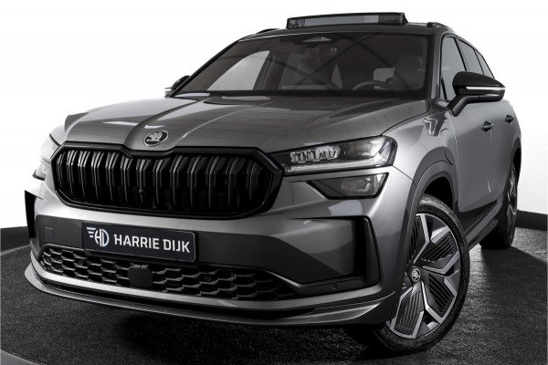 Škoda Kodiaq 1.5 TSI 204 PK PHEV Sportline Business | S/K-Panodak | DCC+ | Dig. Cockpit | Adapt Cruise | Memory | Winterpakket | Camera | NAV + App. Connect | ECC | DAB | Elek. Trekhaak | Elek. Klep | LM 20" | 0767