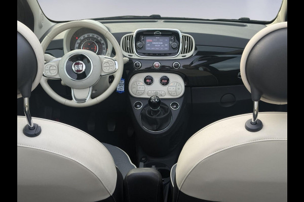 Fiat 500C 1.2 Popstar 4 cilinder , climaat control , cruisecontrol,16 inch, mooie uitvoering