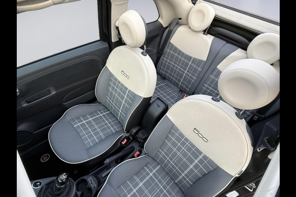 Fiat 500C 1.2 Popstar 4 cilinder , climaat control , cruisecontrol,16 inch, mooie uitvoering
