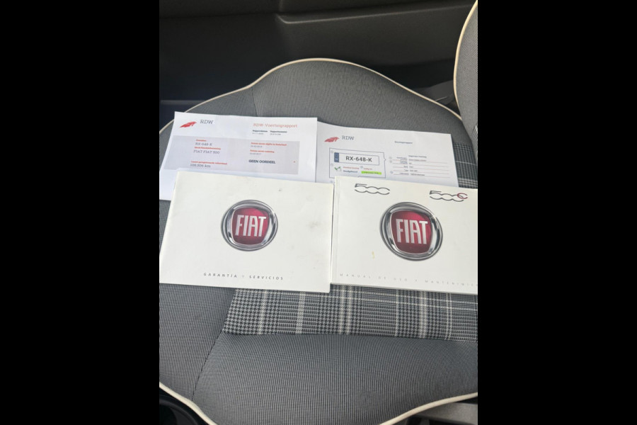 Fiat 500C 1.2 Popstar 4 cilinder , climaat control , cruisecontrol,16 inch, mooie uitvoering