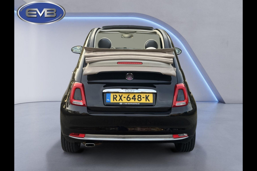 Fiat 500C 1.2 Popstar 4 cilinder , climaat control , cruisecontrol,16 inch, mooie uitvoering