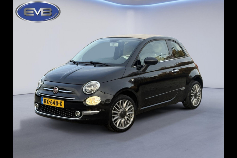 Fiat 500C 1.2 Popstar 4 cilinder , climaat control , cruisecontrol,16 inch, mooie uitvoering
