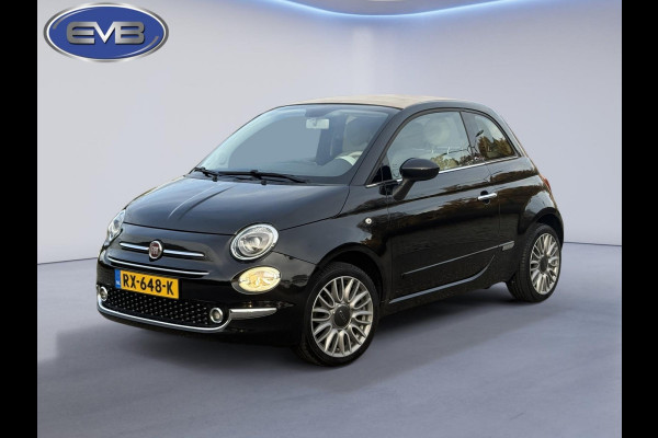 Fiat 500C 1.2 Popstar 4 cilinder , climaat control , cruisecontrol,16 inch, mooie uitvoering