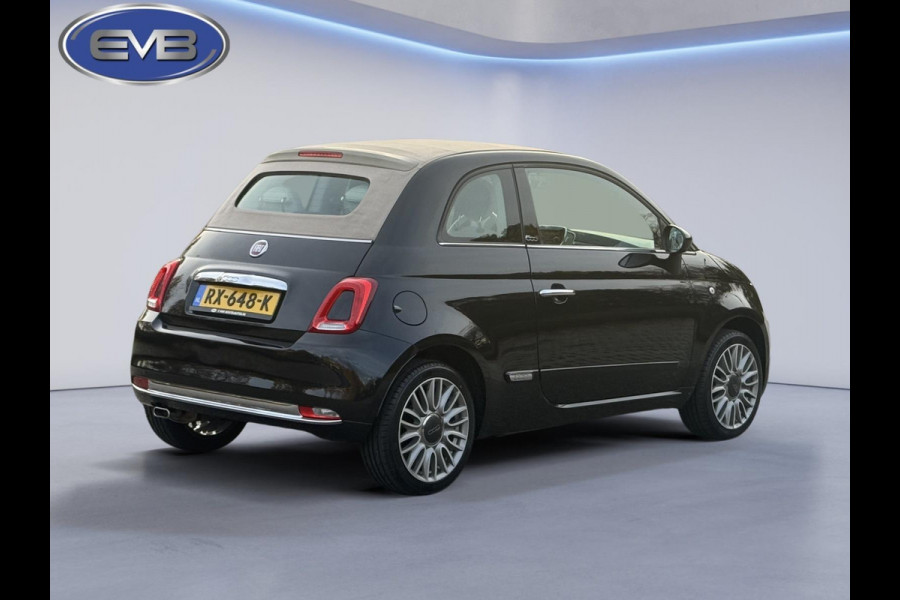 Fiat 500C 1.2 Popstar 4 cilinder , climaat control , cruisecontrol,16 inch, mooie uitvoering