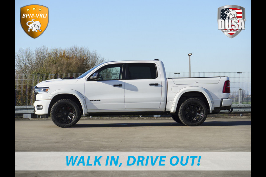 Dodge Ram | 1500 | Limited | Night | 3.0L Twin-Turbo I6 | High Output | | Passenger Display | 14,4 Touch Screen | Harman Kardon | RAMBOX Getoonde accessoires zijn verkrijgbaar tegen meerprijs