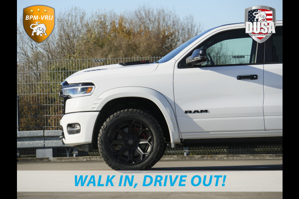 Dodge Ram | 1500 | Limited | Night | 3.0L Twin-Turbo I6 | High Output | | Passenger Display | 14,4 Touch Screen | Harman Kardon | RAMBOX Getoonde accessoires zijn verkrijgbaar tegen meerprijs