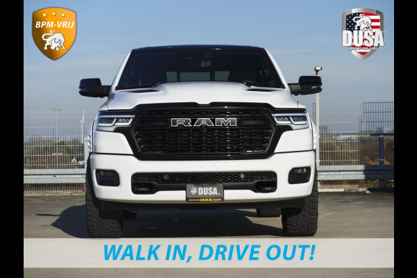 Dodge Ram | 1500 | Limited | Night | 3.0L Twin-Turbo I6 | High Output | | Passenger Display | 14,4 Touch Screen | Harman Kardon | RAMBOX Getoonde accessoires zijn verkrijgbaar tegen meerprijs