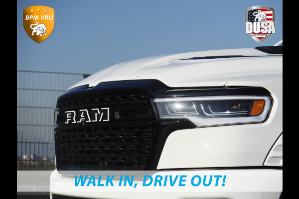 Dodge Ram | 1500 | Limited | Night | 3.0L Twin-Turbo I6 | High Output | | Passenger Display | 14,4 Touch Screen | Harman Kardon | RAMBOX Getoonde accessoires zijn verkrijgbaar tegen meerprijs