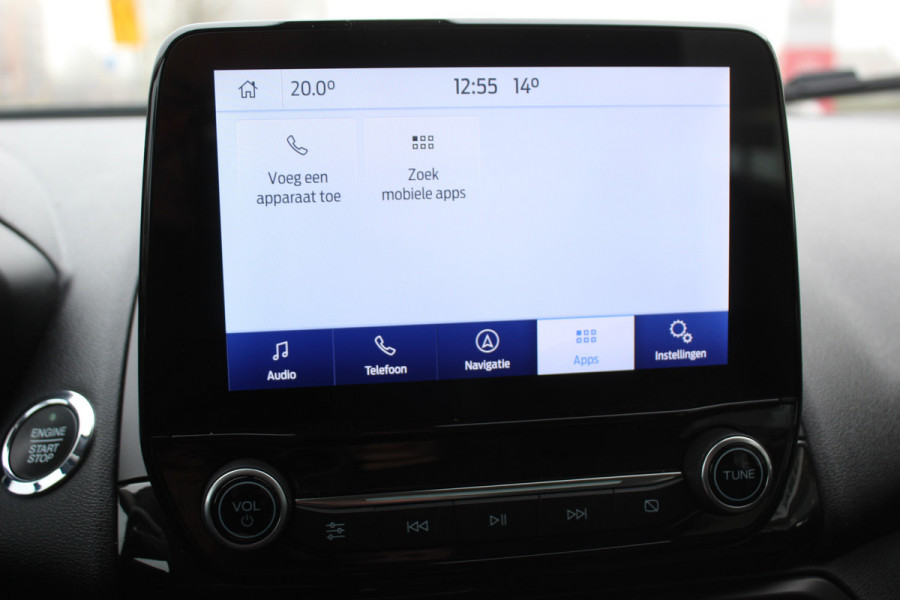 Ford EcoSport 1.0 EcoBoost Titanium , 125pk Hoge zit , slechts 39899km Climate control , Trekhaak , Navigatie , Bluetooth Parkeersensoren achter , Cruise control