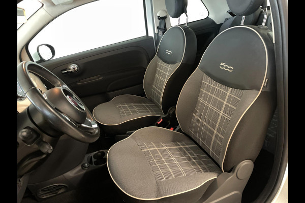 Fiat 500 0.9 TwinAir Turbo Lounge PANO AIRCO NAVI BLUETOOTH MULTI STUUR ELEK RAMEN CENT VERG VELGEN PDC ZEER NETTE AUTO