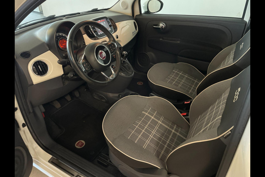 Fiat 500 0.9 TwinAir Turbo Lounge PANO AIRCO NAVI BLUETOOTH MULTI STUUR ELEK RAMEN CENT VERG VELGEN PDC ZEER NETTE AUTO