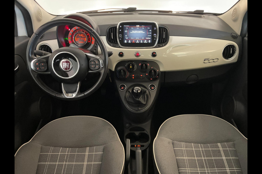 Fiat 500 0.9 TwinAir Turbo Lounge PANO AIRCO NAVI BLUETOOTH MULTI STUUR ELEK RAMEN CENT VERG VELGEN PDC ZEER NETTE AUTO
