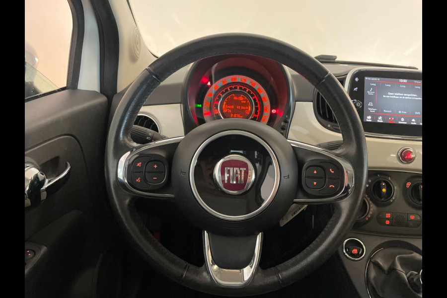 Fiat 500 0.9 TwinAir Turbo Lounge PANO AIRCO NAVI BLUETOOTH MULTI STUUR ELEK RAMEN CENT VERG VELGEN PDC ZEER NETTE AUTO