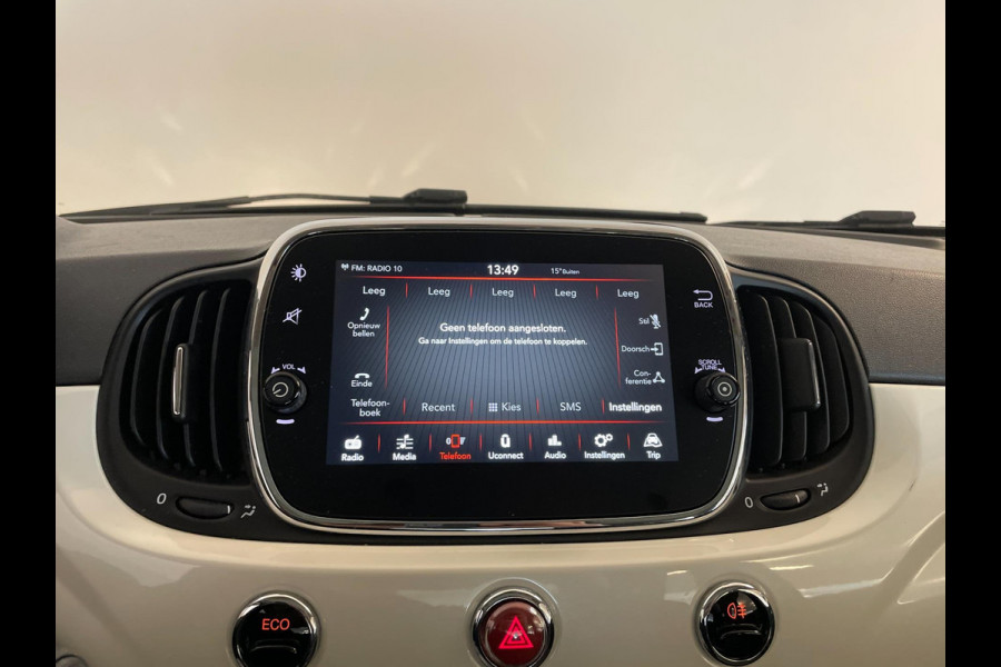 Fiat 500 0.9 TwinAir Turbo Lounge PANO AIRCO NAVI BLUETOOTH MULTI STUUR ELEK RAMEN CENT VERG VELGEN PDC ZEER NETTE AUTO