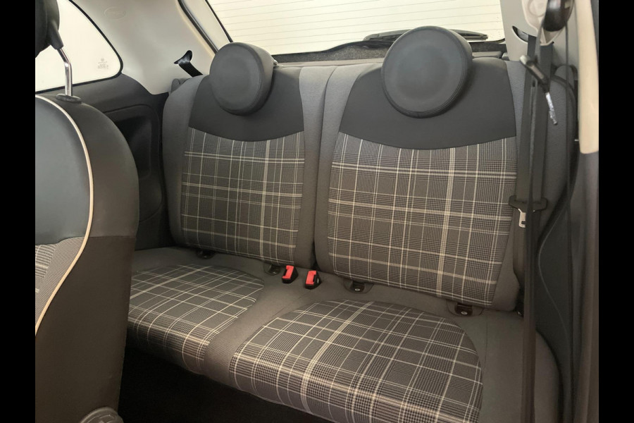 Fiat 500 0.9 TwinAir Turbo Lounge PANO AIRCO NAVI BLUETOOTH MULTI STUUR ELEK RAMEN CENT VERG VELGEN PDC ZEER NETTE AUTO