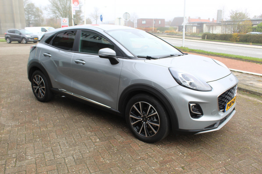 Ford Puma 1.0 EcoBoost Hybrid Titanium , 125pk , 1e Eigenaar Lane Assist, Airco, Cruise, Pdc Achter,Cruise control