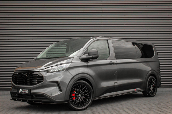 Ford Transit Custom 2.0 TDCI L2H1 136PK DC / DUBBEL CABINE / JB- EDITION / APPLE CARPLAY / 5- ZITS /MY2024/ CAMERA / FULL BLACK