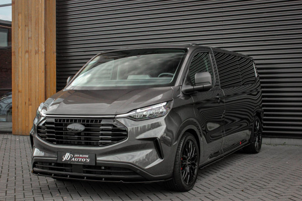 Ford Transit Custom 2.0 TDCI L2H1 136PK DC / DUBBEL CABINE / JB- EDITION / APPLE CARPLAY / 5- ZITS /MY2024/ CAMERA / FULL BLACK