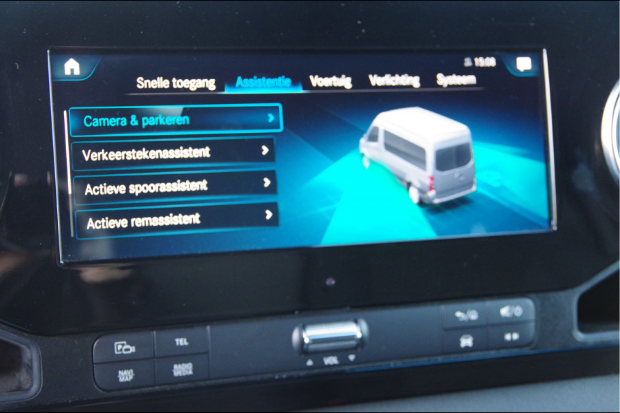 Mercedes-Benz Sprinter 319 3.0 CDI V6 L2H2 AUT. LED, 360 CAMERA, ADAPT. CRUISE, TREKHAAK, MBUX 10'', STANDKACHEL, NAVI, CLIMA, PARKEERSENSOREN, APPLE C