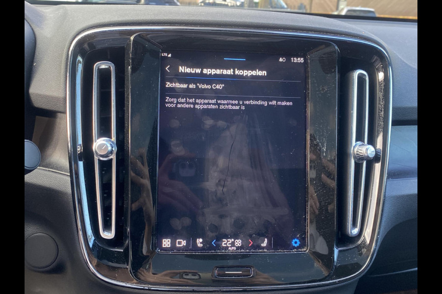 Volvo C40 Recharge Plus 69 kWh STOEL/ STUURVERW. | PANO| WARMTEPOMP| ELEK. TREKHAAK| ELEK. ACHTERKLEP| DODE HOEK|