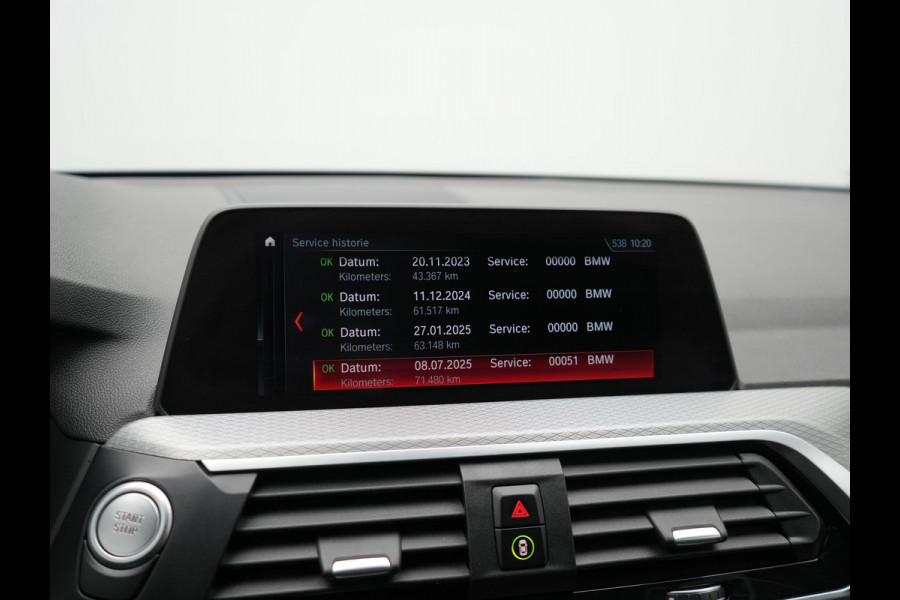 BMW X3 xDrive30e M Sport Plug In Hybrid 293pk Dealer O.H. PHEV | Trekhaak Af Fabriek | Adaptive Cruise | Camera | Apple Carplay | Lederen Sportstoelen Verwarmd | Sfeerverlichting |  Navigatie |