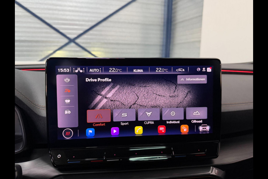 CUPRA Formentor 2.0 TSI 4DRIVE 310+PK LED/BREMBO/VIRTUAL/SFEER/PANO/HALF LEER+S.VERWARMING/19"/KEYLESS/CAM/ACC/ECC/12 MND GARANTIE