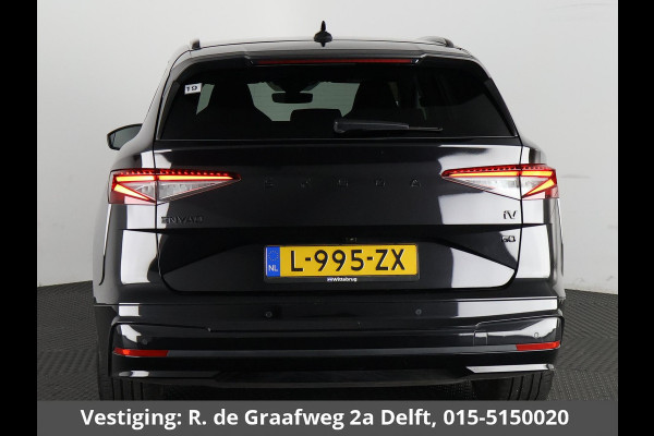 Škoda ENYAQ iV 60 Sportline | Accu SOH 92% | Navigatie | Half Leder | Parkeersensoren |