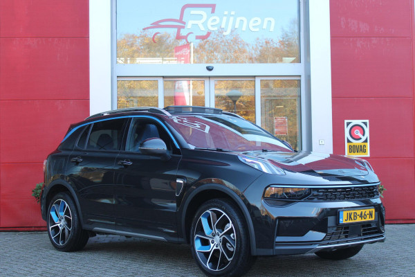 Lynk & Co 01 1.5 261PK PHEV | PANORAMA SCHUIF / KANTELDAK | INFINTY AUDIO | DODEHOEK DETECTIE | NAVIGATIE | DASHBOARD CAMERA | ELEKTRISCHE STOELVERSTELLING MET GEHEUGEN FUNCTIE | DAB+ RADIO | DRAADLOZE APPLE CARPLAY/ANDROID AUTO | DRAADLOZE TELEFOONLADER | ELEKTRISCH BEDIENBARE ACHTERKLEP | STOEL VERWARMING | 360° CAMERA | DODEHOEK DETECTIE | ZWARTE HEMEL BEKLEDING | KEYLESS ENTRY/START | 20" LICHTMETALEN VELGEN |