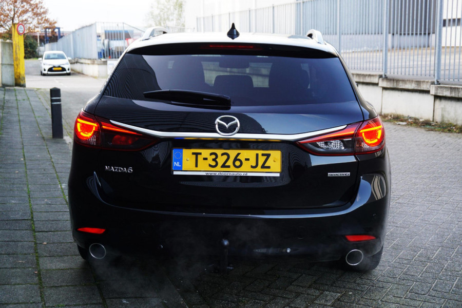 Mazda 6 Sportbreak 2.0 SkyActiv-G 165 Zwart metallic/Trekhaak/Head-Up /Nederlandse auto.