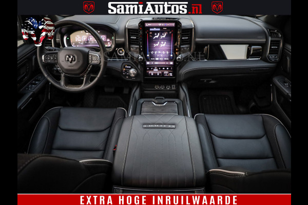 Dodge Ram 1500 Limited Night H.O 540HP 706Nm | Massage + Full Option | De Meest Luxe en Volle Pick-Up in zijn Klasse | Comfortabele Dubbele Cabine met Royale 5 Zitplaatsen | BPM vrij | Nu Leverbaar uit Voorraad | Voorraad Nr 2370 - 5411