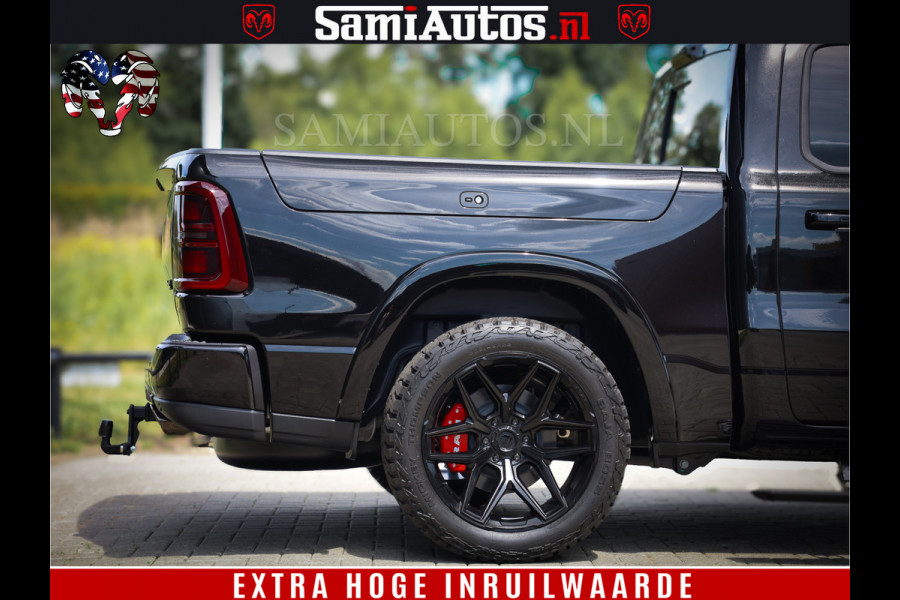 Dodge Ram 1500 Limited Night H.O 540HP 706Nm | Massage + Full Option | De Meest Luxe en Volle Pick-Up in zijn Klasse | Comfortabele Dubbele Cabine met Royale 5 Zitplaatsen | BPM vrij | Nu Leverbaar uit Voorraad | Voorraad Nr 2370 - 5411
