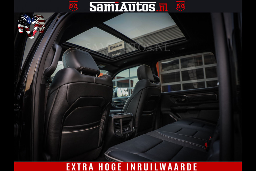 Dodge Ram 1500 Limited Night H.O 540HP 706Nm | Massage + Full Option | De Meest Luxe en Volle Pick-Up in zijn Klasse | Comfortabele Dubbele Cabine met Royale 5 Zitplaatsen | BPM vrij | Nu Leverbaar uit Voorraad | Voorraad Nr 2370 - 5411