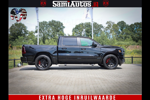 Dodge Ram 1500 Limited Night H.O 540HP 706Nm | Massage + Full Option | De Meest Luxe en Volle Pick-Up in zijn Klasse | Comfortabele Dubbele Cabine met Royale 5 Zitplaatsen | BPM vrij | Nu Leverbaar uit Voorraad | Voorraad Nr 2370 - 5411