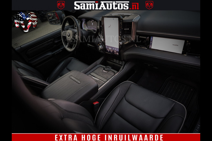 Dodge Ram 1500 Limited Night H.O 540HP 706Nm | Massage + Full Option | De Meest Luxe en Volle Pick-Up in zijn Klasse | Comfortabele Dubbele Cabine met Royale 5 Zitplaatsen | BPM vrij | Nu Leverbaar uit Voorraad | Voorraad Nr 2370 - 5411