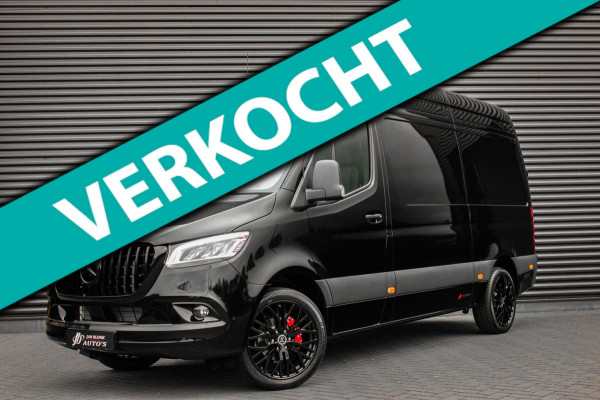 Mercedes-Benz Sprinter 319CDI L2H2 RWD 190PK FULL BLACK JB- EDITION / 3500KG / NEW / DIRECT RIJDEN / NAVIGATIE / PDC / FULL / LED
