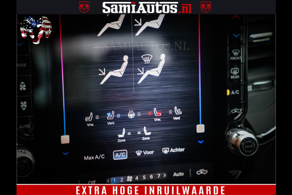 Dodge Ram 1500 1500 Limited Night High Output 540HP 706Nm | Massage + Full Option | De Meest Luxe en Volle Pick-Up in zijn Klasse | Comfortabele Dubbele Cabine met Royale 5 Zitplaatsen | BPM vrij | Nu Leverbaar uit Voorraad | Voorraad Nr 2352 - 7649